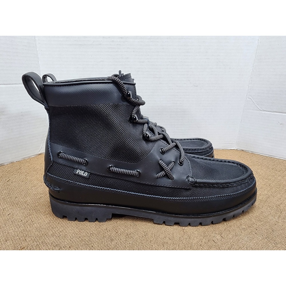 NEW POLO Ralph Lauren Mens Boots Ranger Combat Ballistic Leather